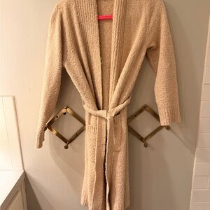 Soft Surroundings Beige Belted Robe